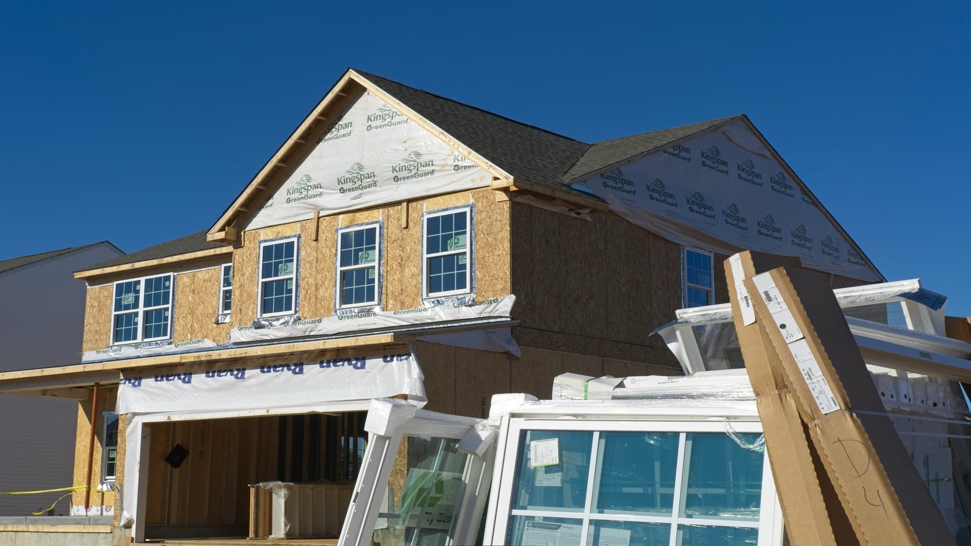 New home under construction